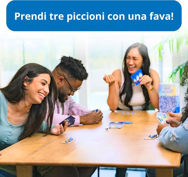 Detalle de Ravensburger Oh My Pigeons – gioco di carte per 2-5 giocatori, versione italiana