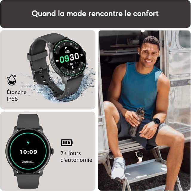 Thumbnail 5 de AcclaFit Montre Connectée 1,38"