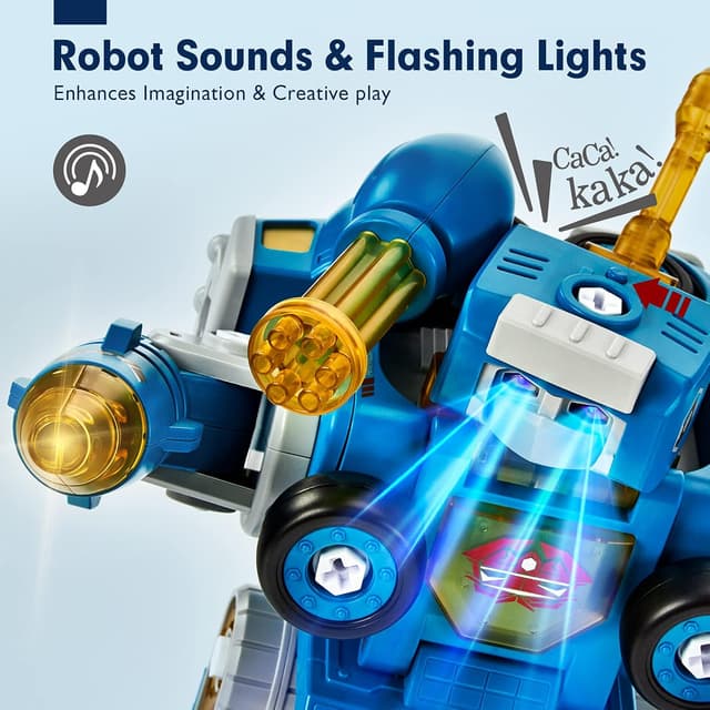 Thumbnail 4 de hahaland 5-in-1 Take-Apart Truck Toy for Ages 5-8