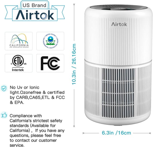 Thumbnail 4 de 2 Pack Air Purifier with H13 HEPA Filter ⚙