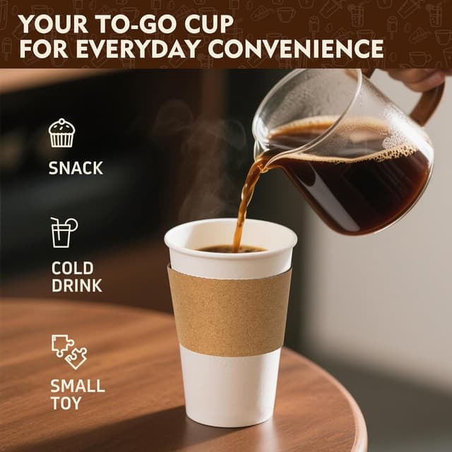 Thumbnail 5 de YEEHAW 16oz coffee cups 50 pack