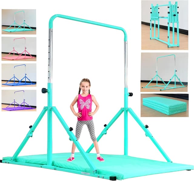 Thumbnail 6 de MARFULA Foldable Gymnastic Bar, 9 Height Levels ⚙