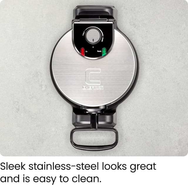 Thumbnail 6 de Chefman Rotating Waffle Maker 1080W