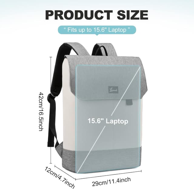 Thumbnail 5 de LOVEVOOK Sac à Dos Ordinateur 15,6"