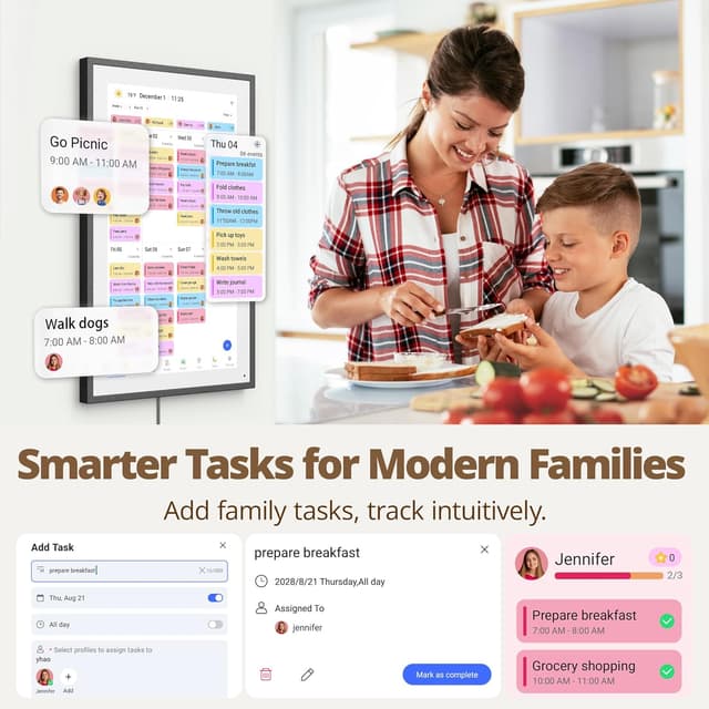 Thumbnail 2 de Dragon Touch Calendar 15.6 Digital Calendar