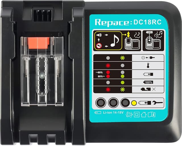 Thumbnail 6 de Wailey 18RC Cargador rápido para Makita 14,4 V 3,0A