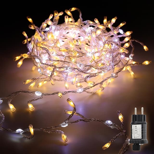Imagen de SALCAR Luci Albero Natale 160LEDs 3M Bianco Caldo en OfertitasTOP