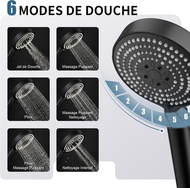 Thumbnail 1 de OFFO Pommeau de Douche Anti Calcaire XXL 130 mm