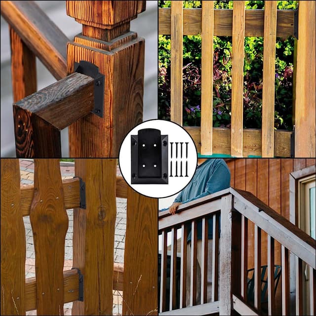 Thumbnail 5 de Deck Railing Brackets Connectors 20pcs for 2"x4" timber ðŸ›