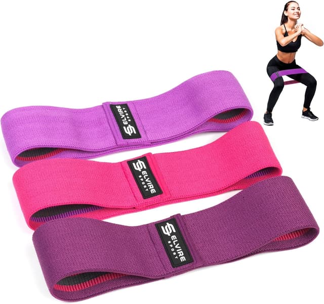 Detalle de ELVIRE SPORT Elvire Fabric Resistance Bands (Set of 3) for Legs, Glutes & Squats