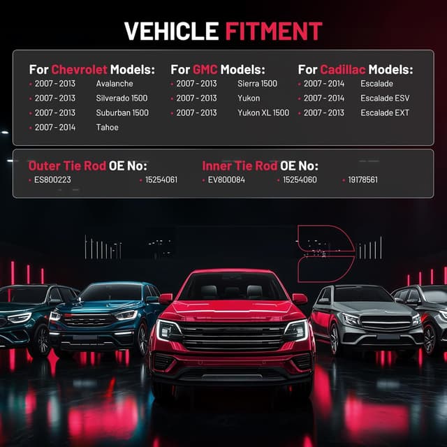 Thumbnail 1 de BDFHYK 6pc Tie Rod Ends Kit