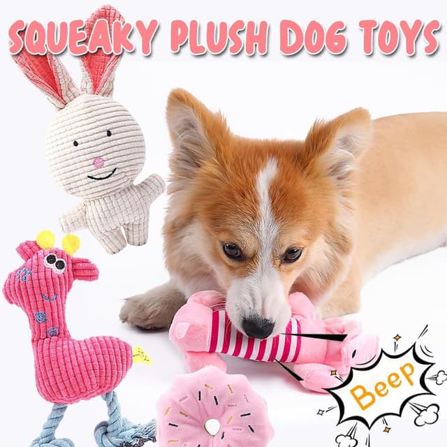 Detalle de Dog toys for small dogs, 6 pack