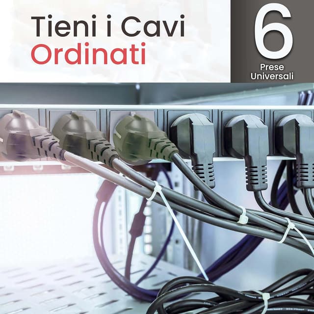 Detalle 2 de Pyle Multipresa Rack 1U con 150 Joule