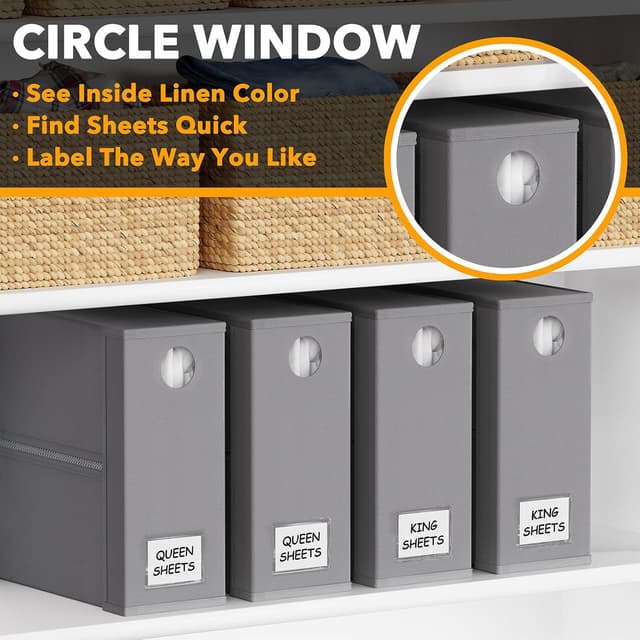 Detalle 2 de SpaceAid Bed Sheet Organizers 12.8 in