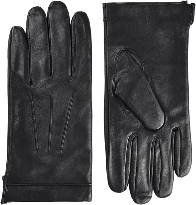 Detalle 2 de Gants en cuir à écran tactile pour hommes