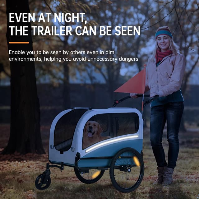 Detalle 2 de Fiximaster Fiximaster 2-in-1 Fahrradanhänger 50 kg