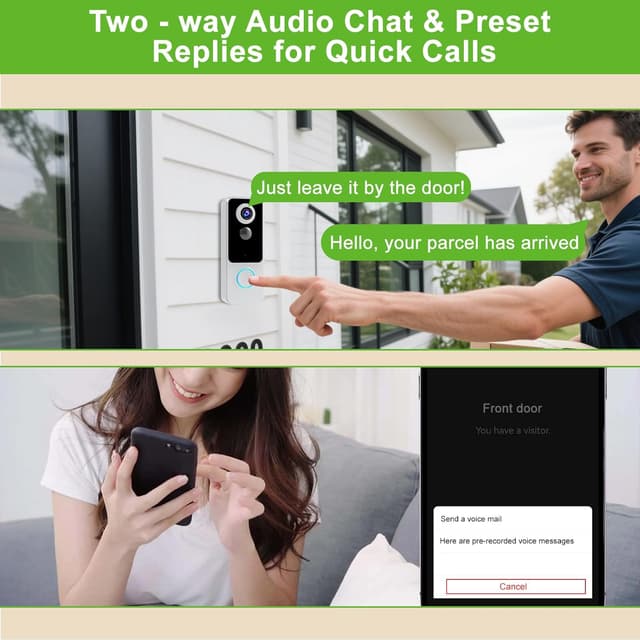 Detalle 2 de KAMEP Wireless Doorbell Camera 2K