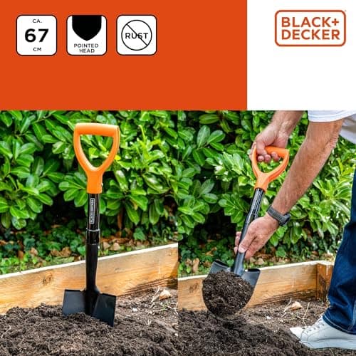 Thumbnail 5 de BLACK+DECKER Pala 67 cm, cabeza acero carbono 🛠