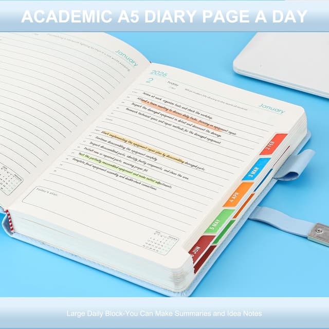 Thumbnail 4 de Agenda 2026 A5 página por día 📒