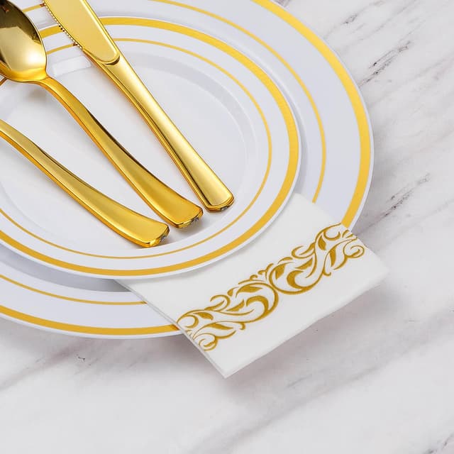 Thumbnail 3 de 50 PCS Linen Feel Napkins 42x30cm