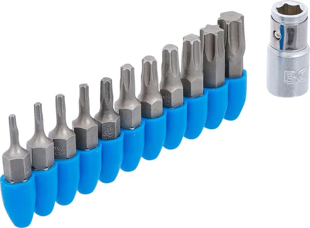 Detalle 2 de BGS 784 | Serie di inserti per Torx con attacco esagono esterno 6,3 mm (1/4") e profilo a T (11 pz.)