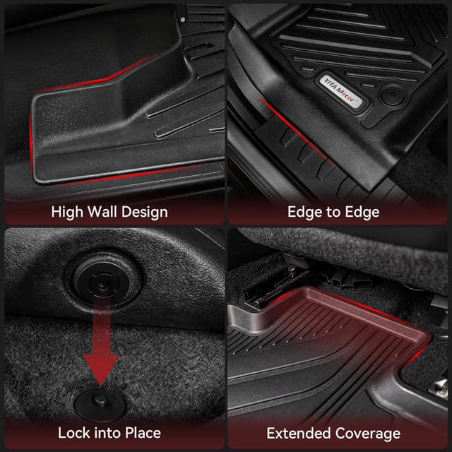 Thumbnail 5 de Ford Super Duty TPE floor mats, all-weather