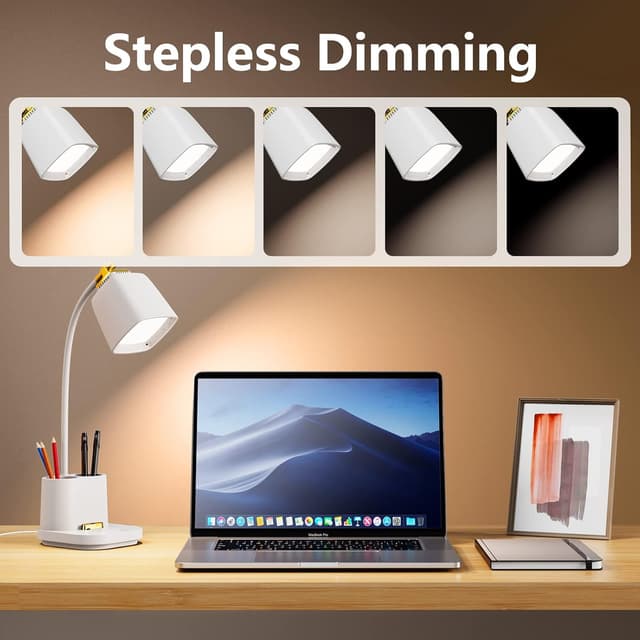 Detalle de GONDSILY LED Desk Lamp 5V USB charging
