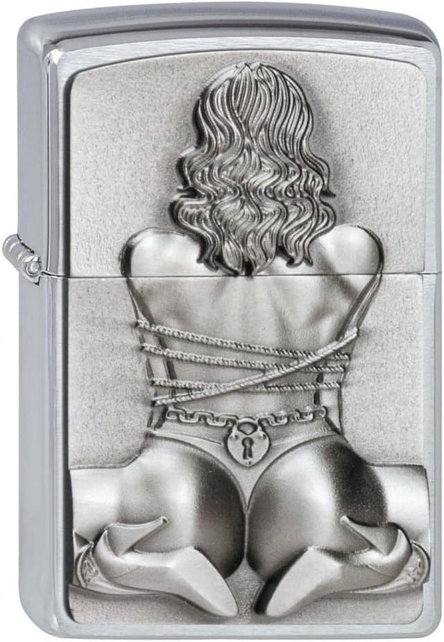 Detalle de Zippo Tempête femme bondage chrome