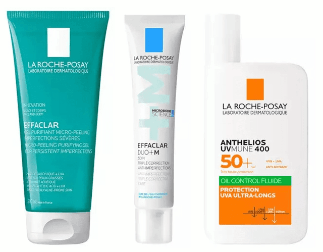 Imagen de La Roche Posay Effaclar Rutina Acné Pack 3 unidades en OfertitasTOP