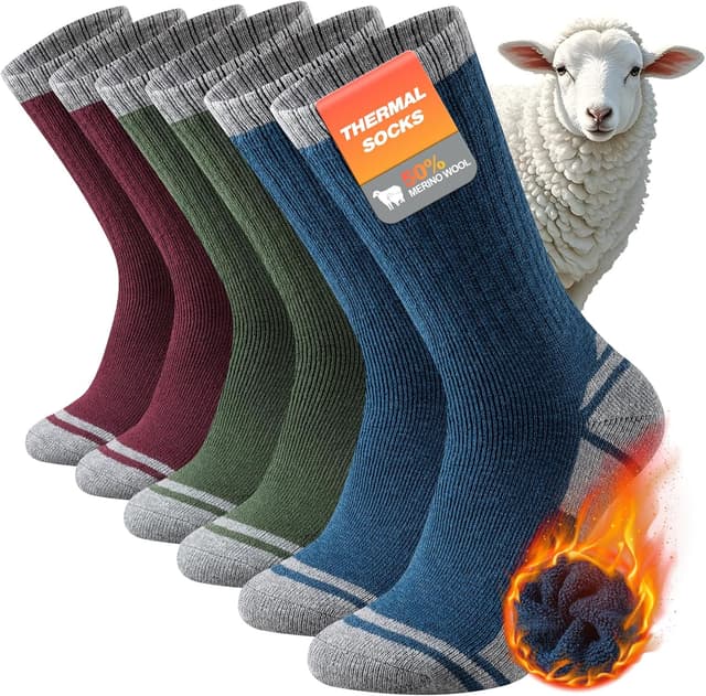 Detalle de Stoeury Merino Wool Hiking Socks