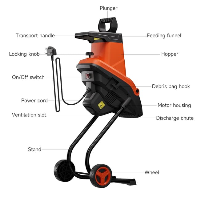 Thumbnail 4 de AIVOLT 2500W garden shredder with 50L bag 🌳