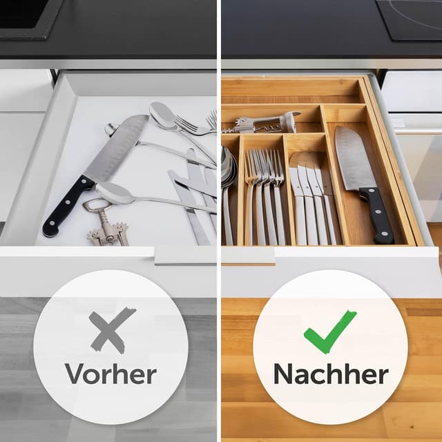 Thumbnail 3 de Blumtal Besteckkasten aus Bambus 45,5 cm