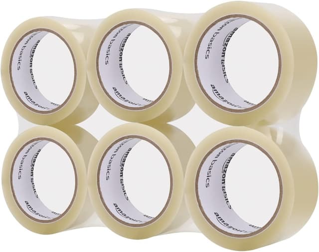 Thumbnail 6 de Amazon Basics Cinta de embalaje 50 mm x 55 m, juego 12 rollos