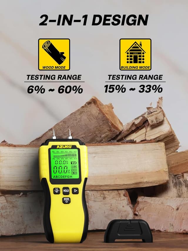 Thumbnail 2 de Moisture Dampness Meter 8-mode pin-type
