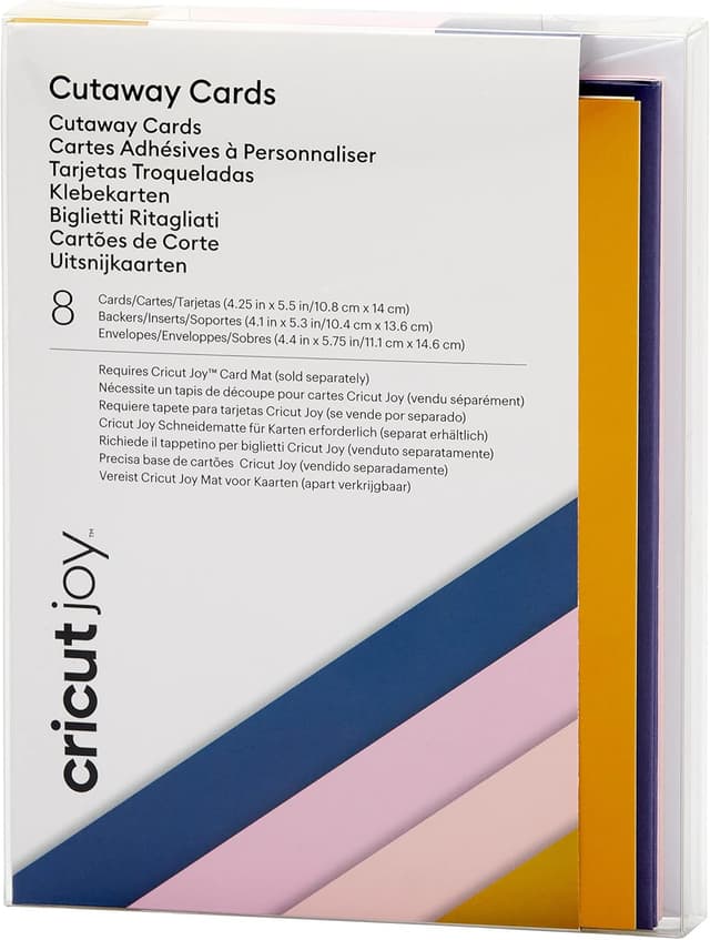 Imagen de Cricut Cartes à pan coupé Pastel Cutaway 8 pcs en OfertitasTOP
