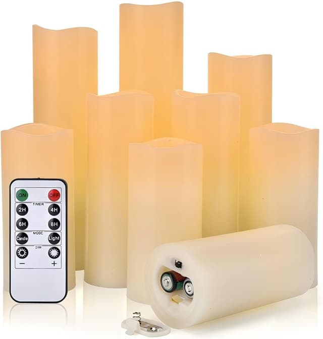 Thumbnail 5 de Bougie LED 9 pièces déco 🕯
