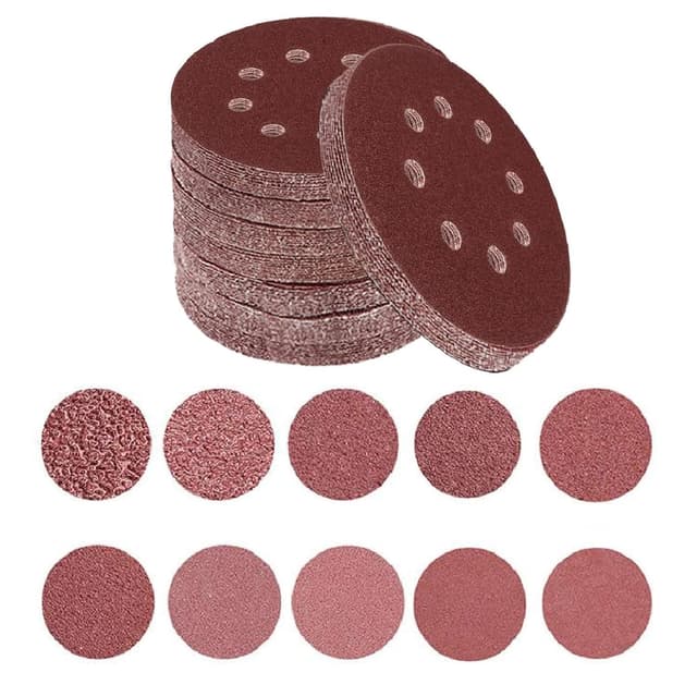 Imagen de Toowood 125mm Sanding Discs 100pcs for orbital sander 🛠 en OfertitasTOP