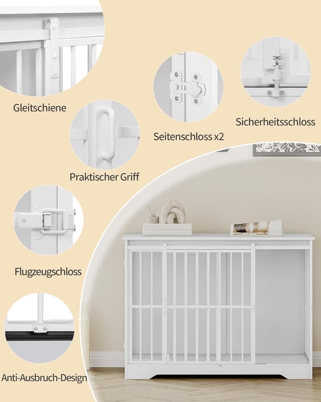 Thumbnail 5 de Hzuaneri Hundekäfig Möbel 110 cm