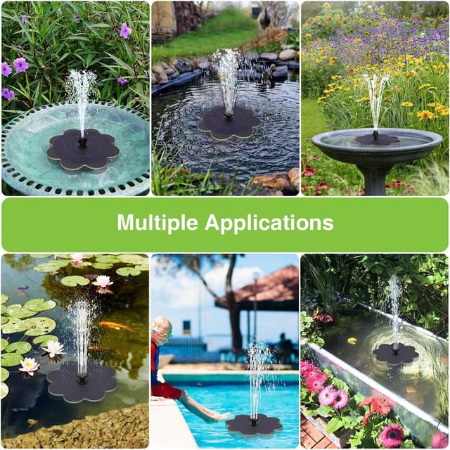 Thumbnail 5 de SZMP Solar Springbrunnen 2000mAh Akku