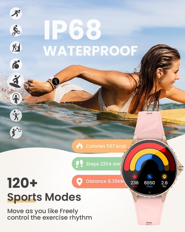 Thumbnail 5 de AIMIUVEI Reloj inteligente mujer 1.27