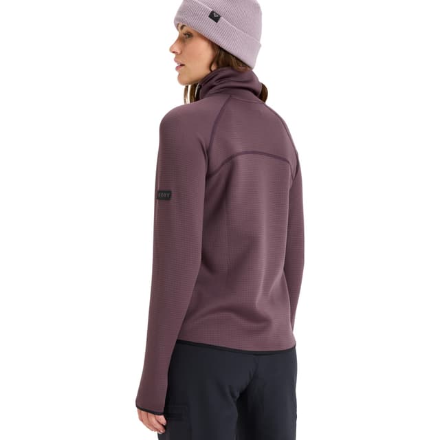 Detalle de Roxy Soaring Heights: sudadera técnica de mujer para capa intermedia