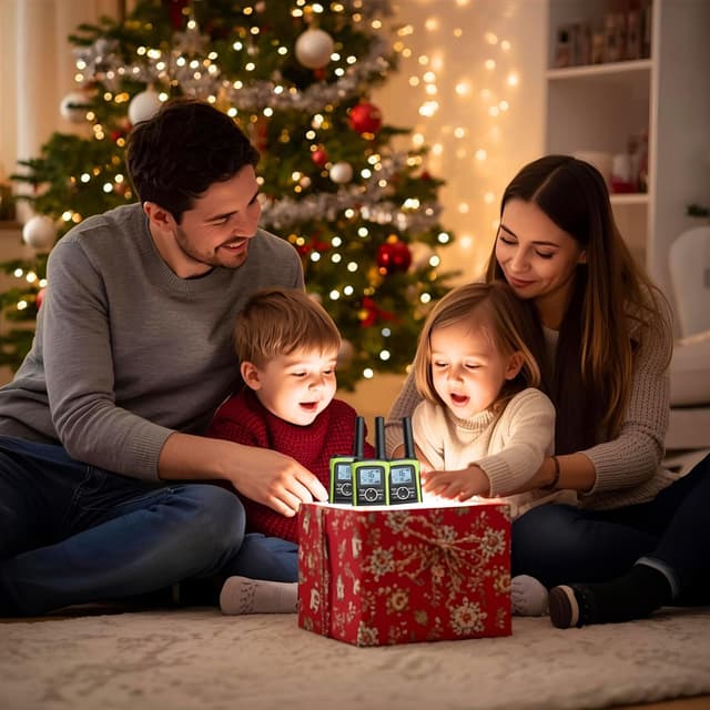 Detalle de Radioddity PR-T8 : talkie-walkies PMR446 rechargeables pour enfants (lot de 3)