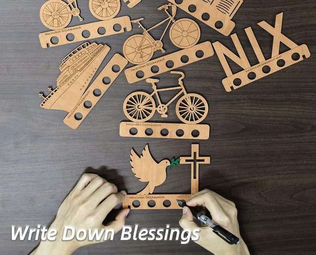 Thumbnail 2 de Giftota Geldgeschenk Geburtstag Shopping Queen Holzhalter