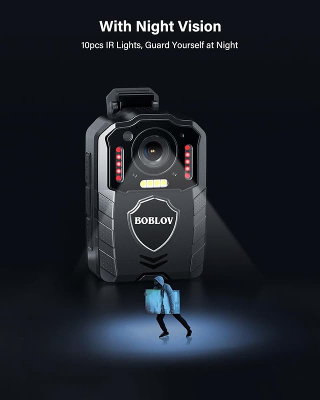 Detalle de BOBLOV KJ25 128GB body camera