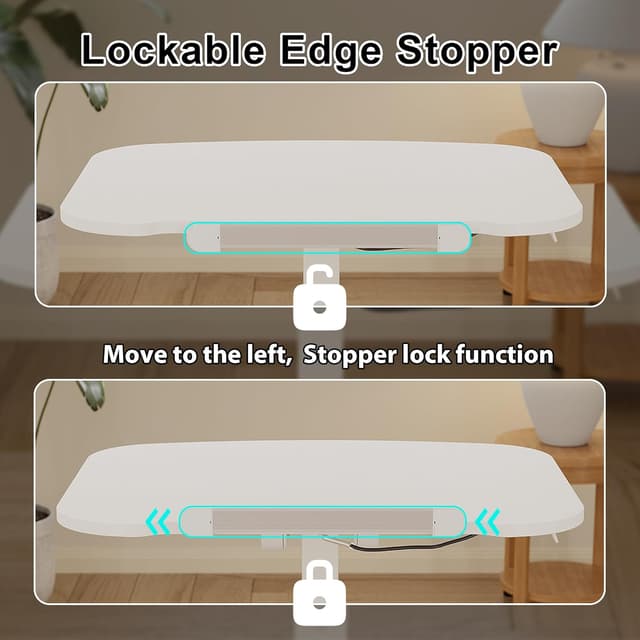 Detalle de BONTEC Foldable ergonomic desk 75.5cm height