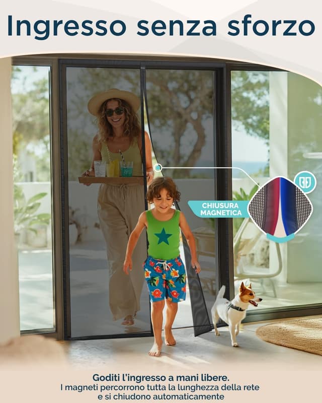 Thumbnail 4 de ARCOL Zanzariera Magnetica per porte 155x230 cm