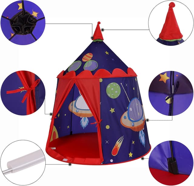 Detalle 1 de Prince Castle play tent 101 x 120 cm