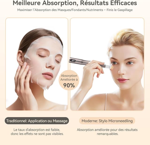 Thumbnail 4 de QUELLE Dermapen Microneedling Pro avec écran LED