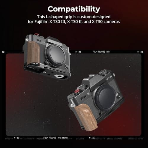 Thumbnail 1 de Plaque de montage SMALLRIG X-T30 III avec poignée en bois ⚙