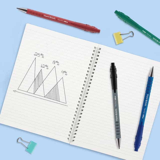 Thumbnail 5 de Paper Mate Flexgrip bolígrafo azul 1,0 mm 5 uds